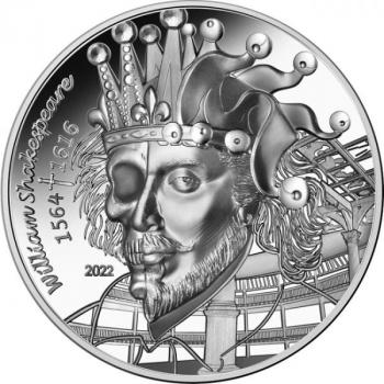 Preview: Frankreich Shakespeare 1 oz Silver PP 2023 Silber